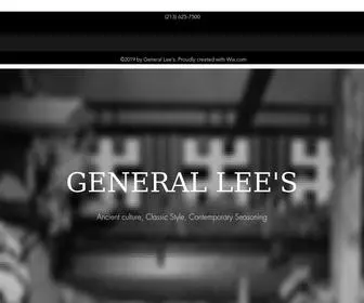 Generallees.com(General Lee's) Screenshot