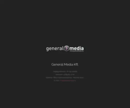 Generalmedia.hu(Generalmedia) Screenshot