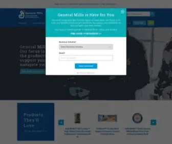 Generalmillscf.com(General Mills North America Foodservice) Screenshot