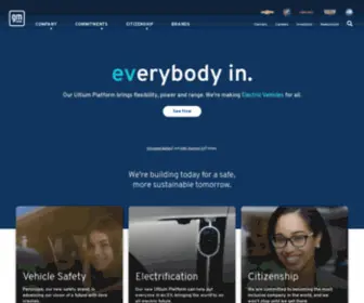 Generalmotors.com(General Motors) Screenshot