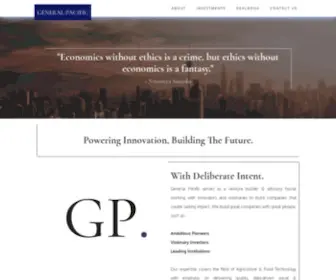 Generalpacific.org(General Pacific) Screenshot