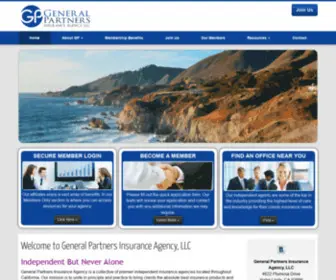 Generalpartners.info(General Partners Insurance) Screenshot