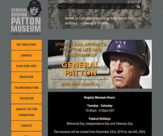 Generalpatton.org(The General George Patton Museum) Screenshot