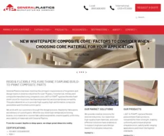 Generalplastics.com(Rigid & Flexible Polyurethane Foam Manufacturer) Screenshot
