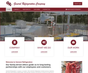 Generalrefrig.com(General Refrigeration) Screenshot