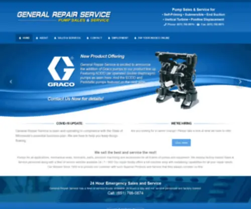 Generalrepair.com(General RepairService) Screenshot