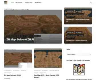 Generals-Maps.com(C&C Generals & Zero Hour Maps and more) Screenshot