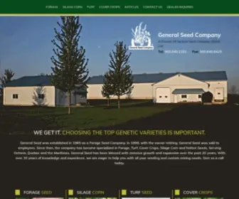 Generalseedcompany.ca(General Seed Company) Screenshot