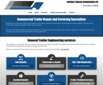 Generaltrailerengineering.co.uk(HGV Trailer Repair & Service Specialists) Screenshot