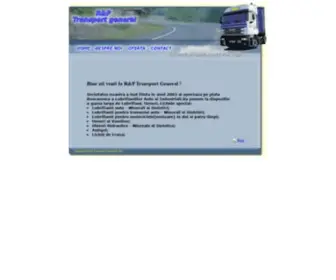 Generaltrans.ro(R&P Transport General Pagina Web) Screenshot