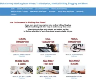 Generaltranscriptionworkfromhome.com(Work from Home Jobs) Screenshot