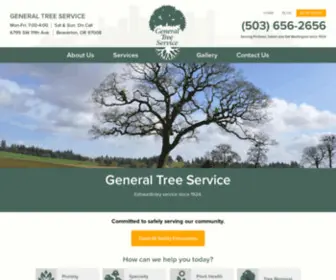 Generaltree.com(Portland Oregon Tree Service) Screenshot