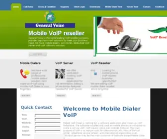 Generalvoice.net(Mobile Dialer software) Screenshot