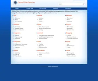 Generalwebdirectory.org(General Web Directory) Screenshot