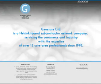 Generare.com(Generare Product Development) Screenshot