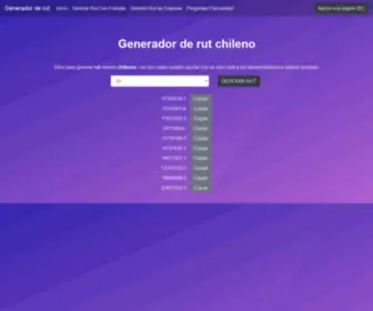 Generarut.cl(Generador de RUT) Screenshot