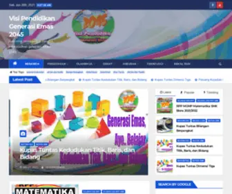 Generasiemas2045.com(Visi Pendidikan Generasi Emas 2045) Screenshot