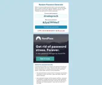 Generate-Password.com(Password Generator) Screenshot