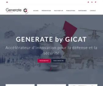 Generate.fr(Accélérateur d'innovation pour la Défense et la Sécurité) Screenshot