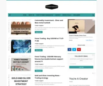 Generatebucks.com(Online trading for beginners) Screenshot