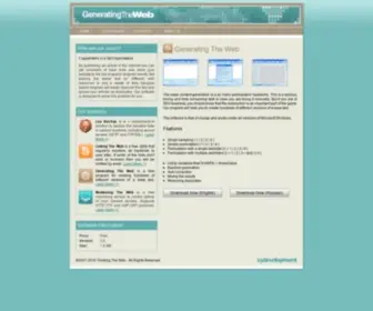 Generating-The-Web.com(Generating The Web) Screenshot