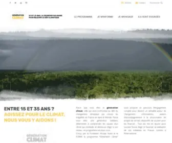 Generation-Climat.org(Génération Climat) Screenshot