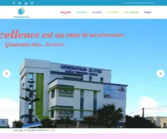 Generation-Elites.com(école primaire privée génération élites) Screenshot