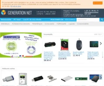 Generation-Net.com(Vente de mat) Screenshot