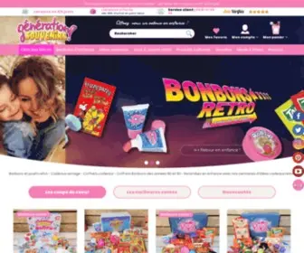 Generation-Souvenirs.com(Bonbons et jouets rétro) Screenshot