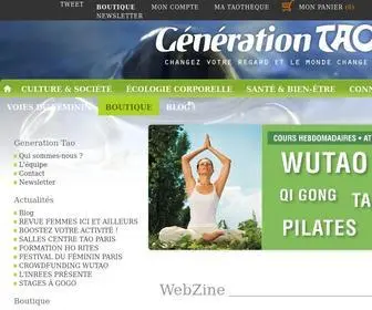 Generation-Tao.com(GÃ©nÃ©ration Tao) Screenshot