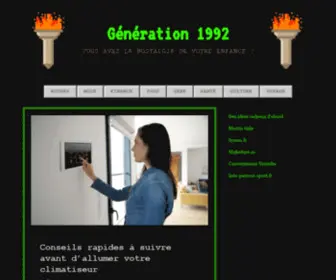 Generation1992.eu(Génération 1992) Screenshot