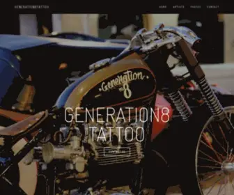 Generation8Tattoo.com(Generation8Tattoo) Screenshot