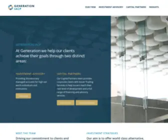 Generationai.com(Generation Advisors Inc) Screenshot