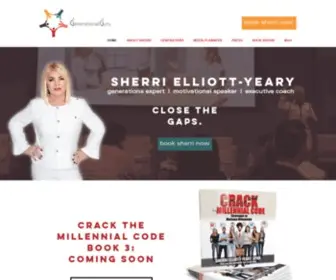 Generationalguru.com(Business Speaker and Generational Differences Expert Sherri Elliott) Screenshot