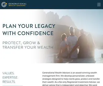 Generationalwealthadv.com(Generational Wealth Advisors) Screenshot