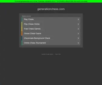 Generationchess.com(Generationchess) Screenshot