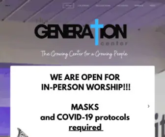 Generationchurchcle.org(The Generation Center (Cleveland) Screenshot