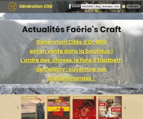 Generationcitesdor.com(Mag-ebook | Génération Cités d'Or) Screenshot