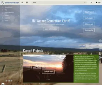 Generationearth.at(Generation Earth) Screenshot