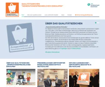 Generationenfreundliches-Einkaufen.de(Generationenfreundliches Einkaufen) Screenshot