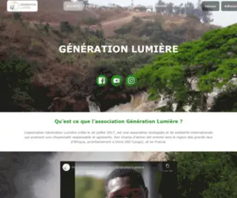 Generationlumiere.fr(Génération Lumière) Screenshot