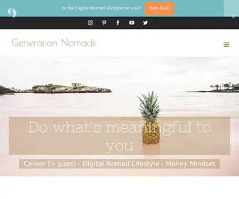 Generationnomads.com(Generation Nomads) Screenshot