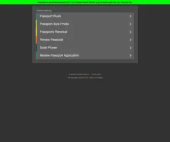 Generationpassport.com(Generation Passport) Screenshot