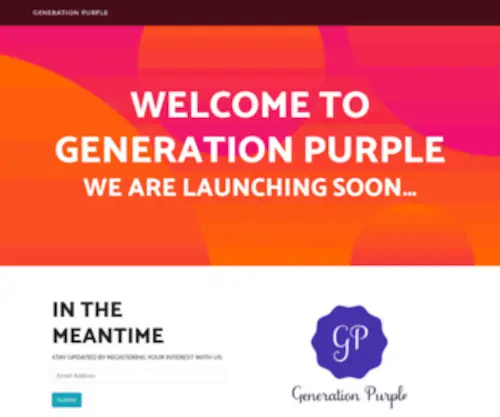 Generationpurple.com(Generation Purple) Screenshot