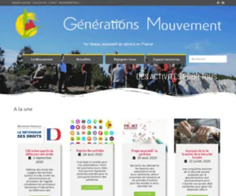 Generations-Mouvement.org(Générations Mouvement) Screenshot