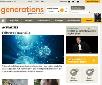 Generations-Plus.ch(Generations Plus) Screenshot