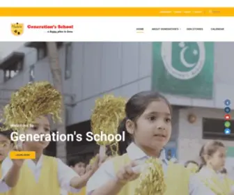 Generations.edu.pk(Generation's School) Screenshot