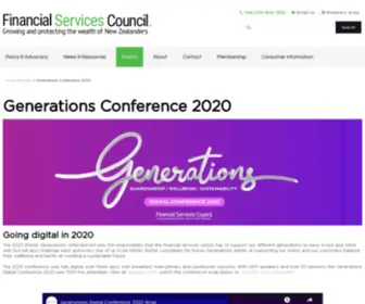 Generations.org.nz(Generations Conference 2020) Screenshot