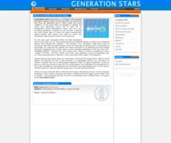 Generationstars.biz(Generation Stars) Screenshot