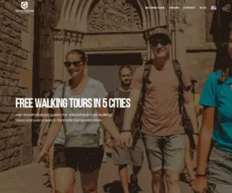 Generationtours.com(Free walking tours in Europe) Screenshot